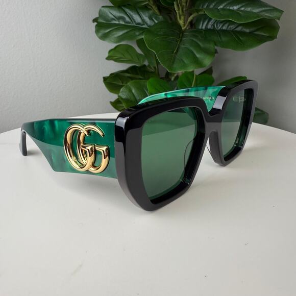 Gucci Eyewear Double G Oversized-frame Sunglasses - Picture 1 of 3